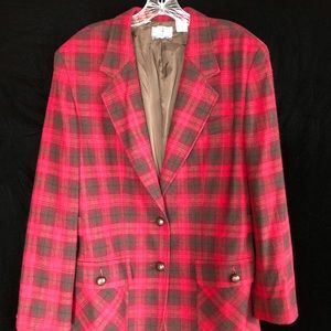 Anne Klein blazer, size 12, 100% wool, made in US